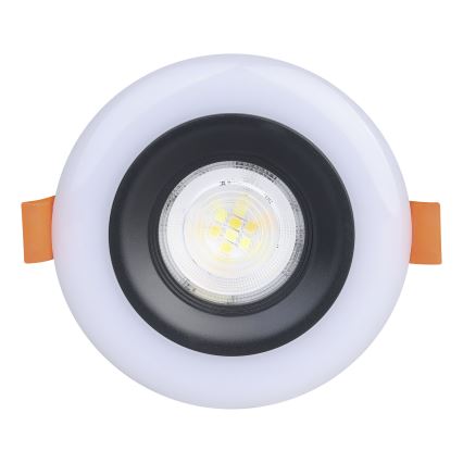 Eglo - Set de 3 downlights empotrables LED RGBW regulables para baño LED/3,8W/230V 2700-6500K IP44 + mando a distancia