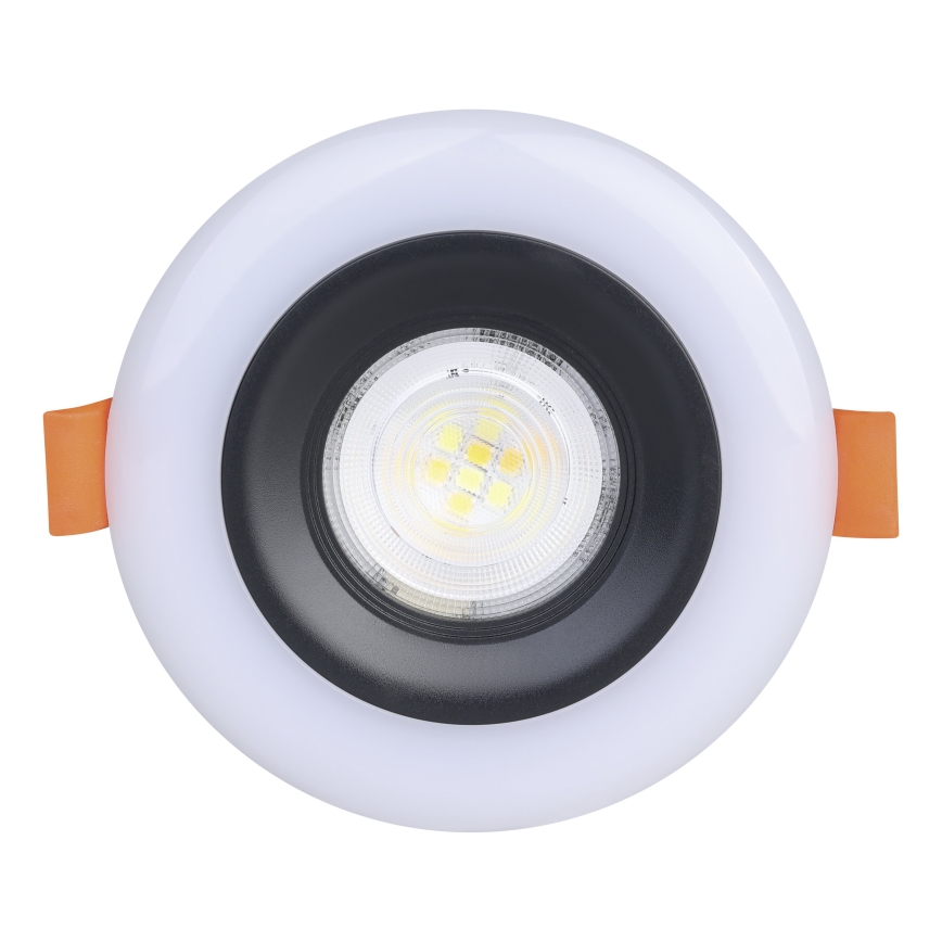 Eglo - Set de 3 downlights empotrables LED RGBW regulables para baño LED/3,8W/230V 2700-6500K IP44 + mando a distancia
