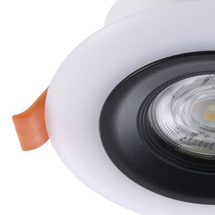 Eglo - Set de 3 downlights empotrables LED RGBW regulables para baño LED/3,8W/230V 2700-6500K IP44 + mando a distancia