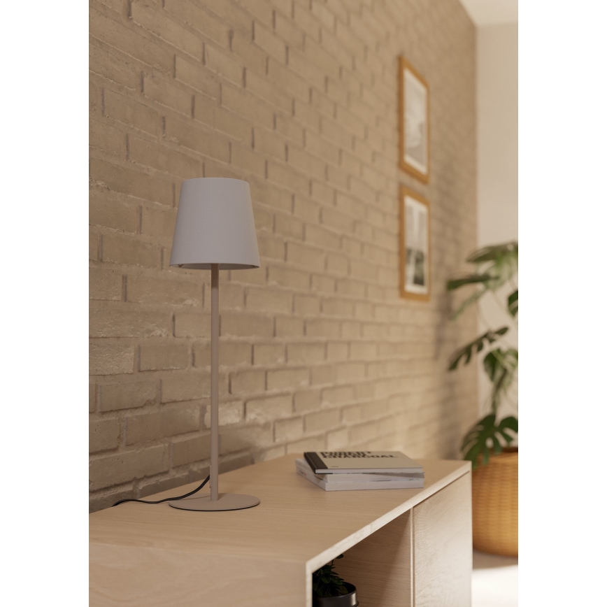 Eglo - Lámpara de mesa 1xE14/40W/230V crema/blanca