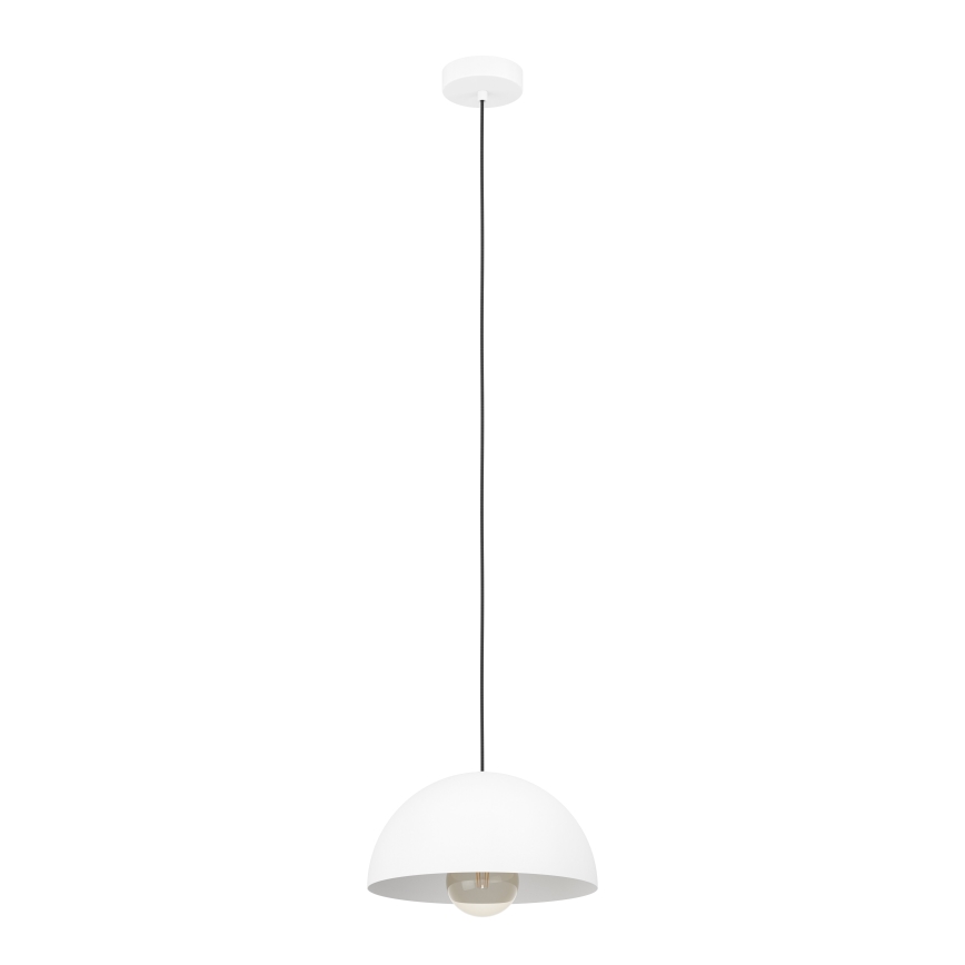 Eglo - Lámpara colgante 1xE27/40W/230V diá. 30 cm blanco