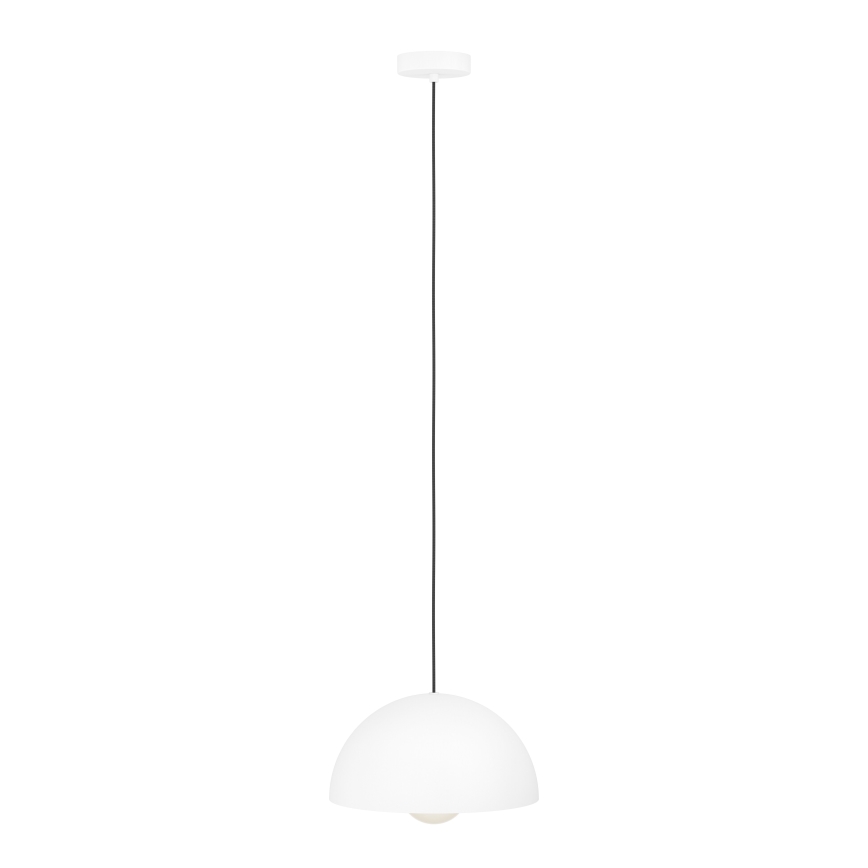 Eglo - Lámpara colgante 1xE27/40W/230V diá. 30 cm blanco