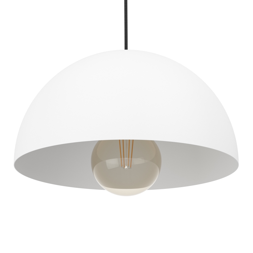 Eglo - Lámpara colgante 1xE27/40W/230V diá. 30 cm blanco