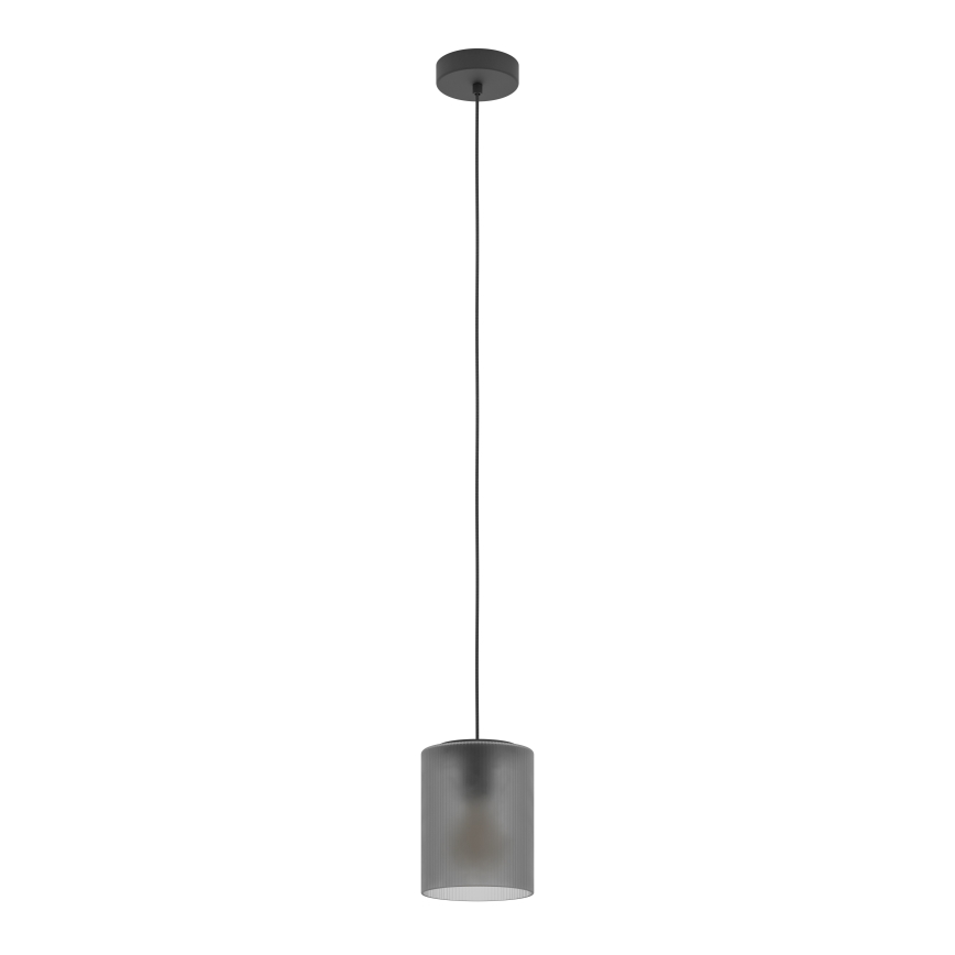 Eglo - Lámpara colgante 1xE27/40W/230V gris