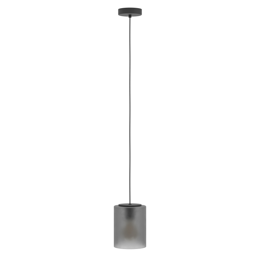 Eglo - Lámpara colgante 1xE27/40W/230V gris
