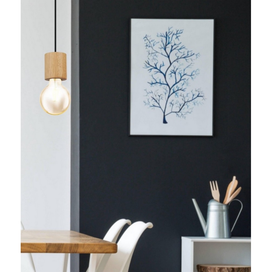 Eglo - Lámpara colgante con cable 1xE27/28W/230V