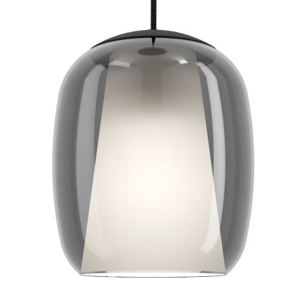 Eglo - Lámpara colgante 5xE27/28W/230V gris