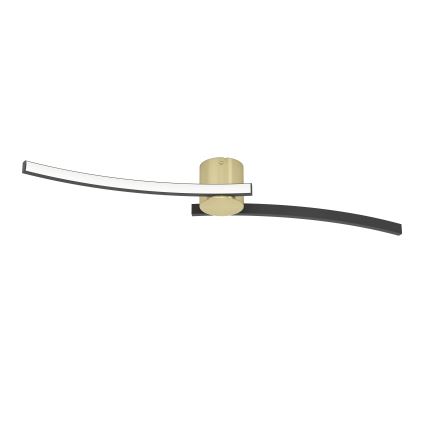 Eglo - Plafón LED LED/12W/230V 4000K negro