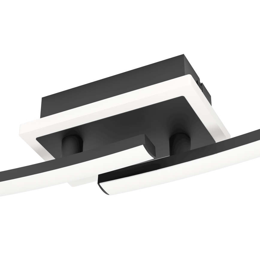 Eglo - Plafón LED LED/12W/230V 4000K negro