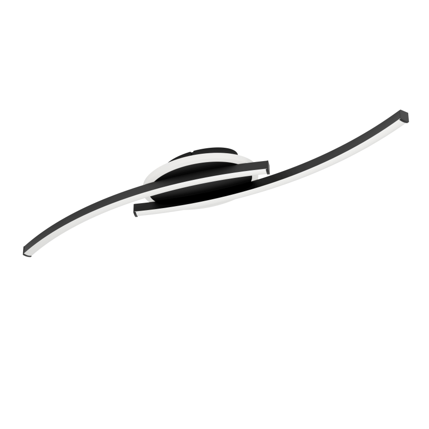 Eglo - Plafón LED LED/12W/230V 4000K negro
