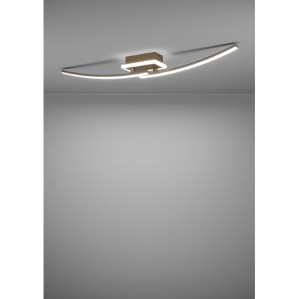 Eglo - Plafón LED LED/12W/230V 4000K cobre