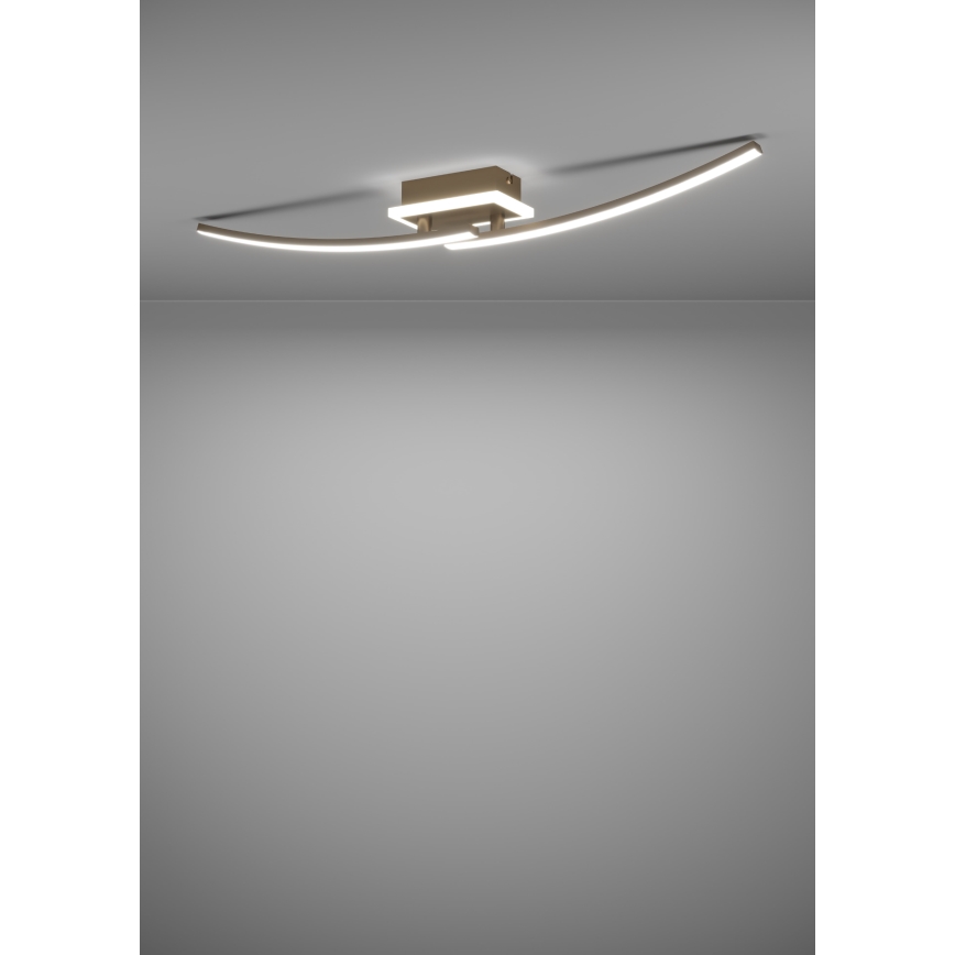 Eglo - Plafón LED LED/12W/230V 4000K cobre