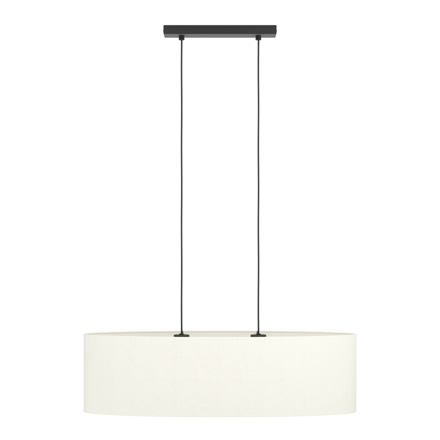 Eglo - Lámpara colgante 2xE27/60W/230V blanco