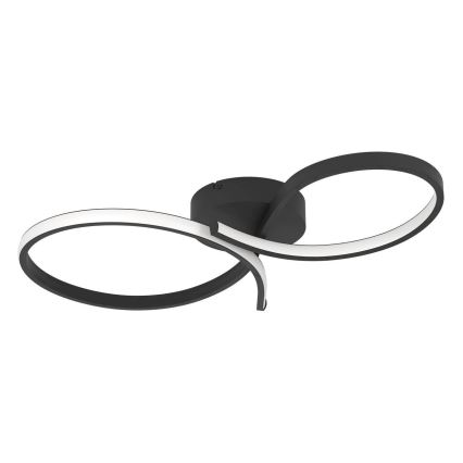 Eglo - Plafón LED LED/21W/230V 3000K negro