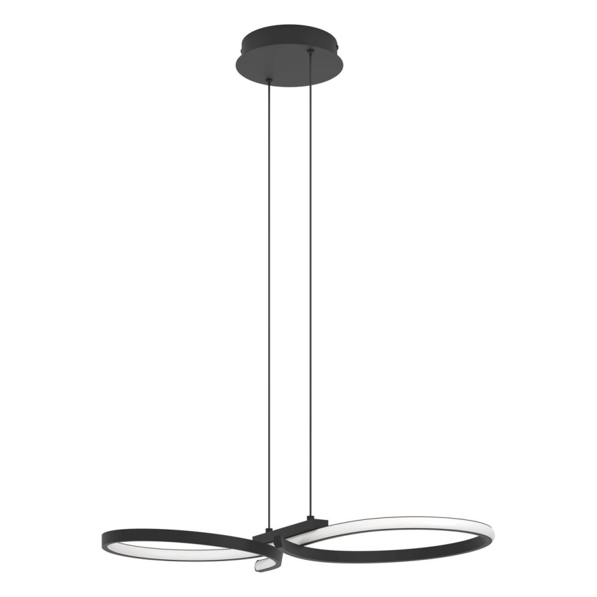 Eglo - Lámpara LED colgante LED/21W/230V 3000K negro