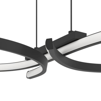 Eglo - Lámpara LED colgante LED/21W/230V 3000K negro