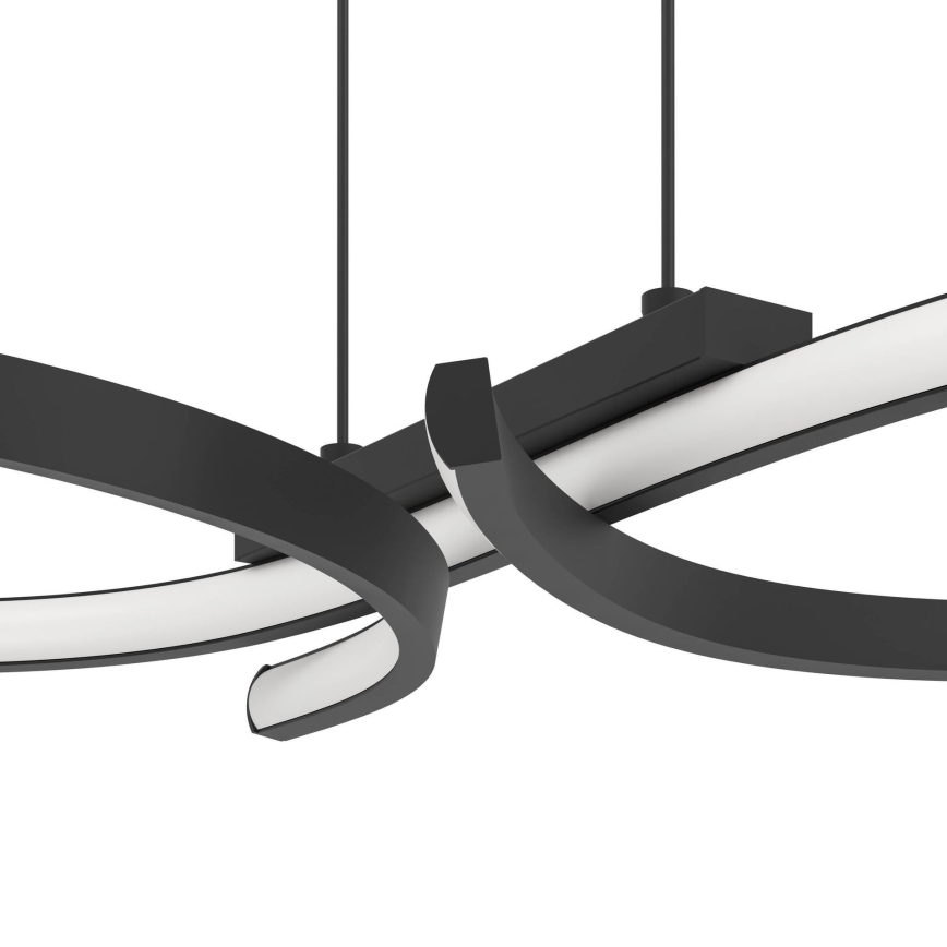 Eglo - Lámpara LED colgante LED/21W/230V 3000K negro