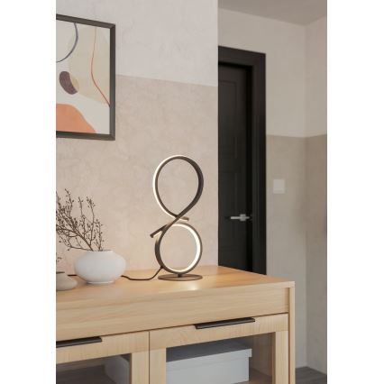 Eglo - Lámpara de mesa LED LED/11,4W/230V 3000K negro