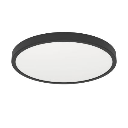 Eglo - Lámpara de techo LED 17 W, 230 V, 2700/4000/6500 K, Ø 38,9 cm, negra