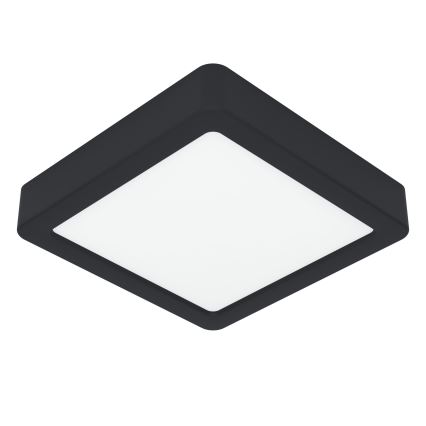 Eglo - Lámpara de techo LED 7 W/230 V 2700/4000/6500 K 15 x 15 cm negra