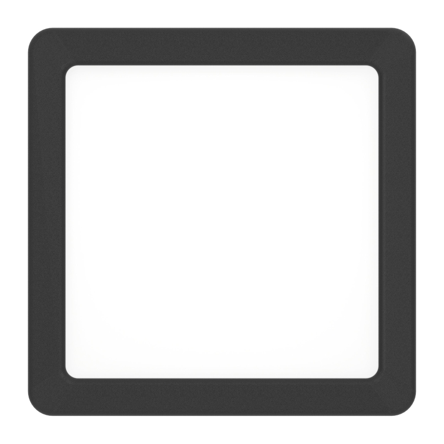 Eglo - Lámpara de techo LED 7 W/230 V 2700/4000/6500 K 15 x 15 cm negra