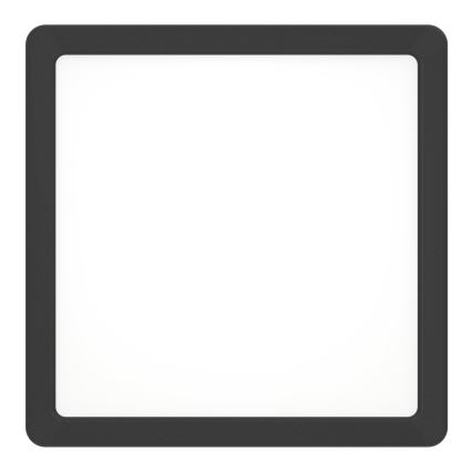 Eglo - Plafón LED/10,5W/230V 2700/4000/6500K 22x22cm negro