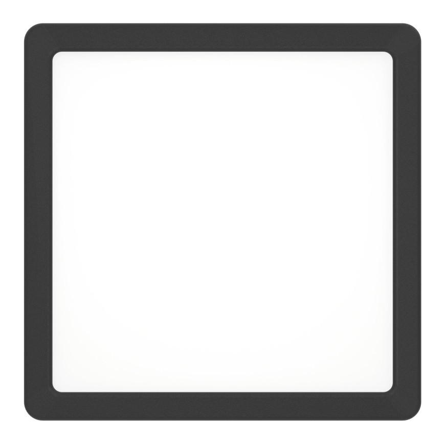 Eglo - Plafón LED/10,5W/230V 2700/4000/6500K 22x22cm negro