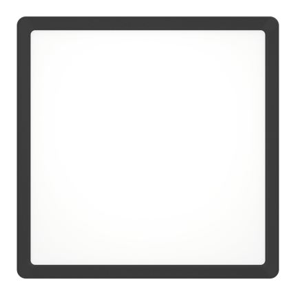 Eglo - Plafón LED/13W/230V 2700/4000/6500K 29x29cm negro