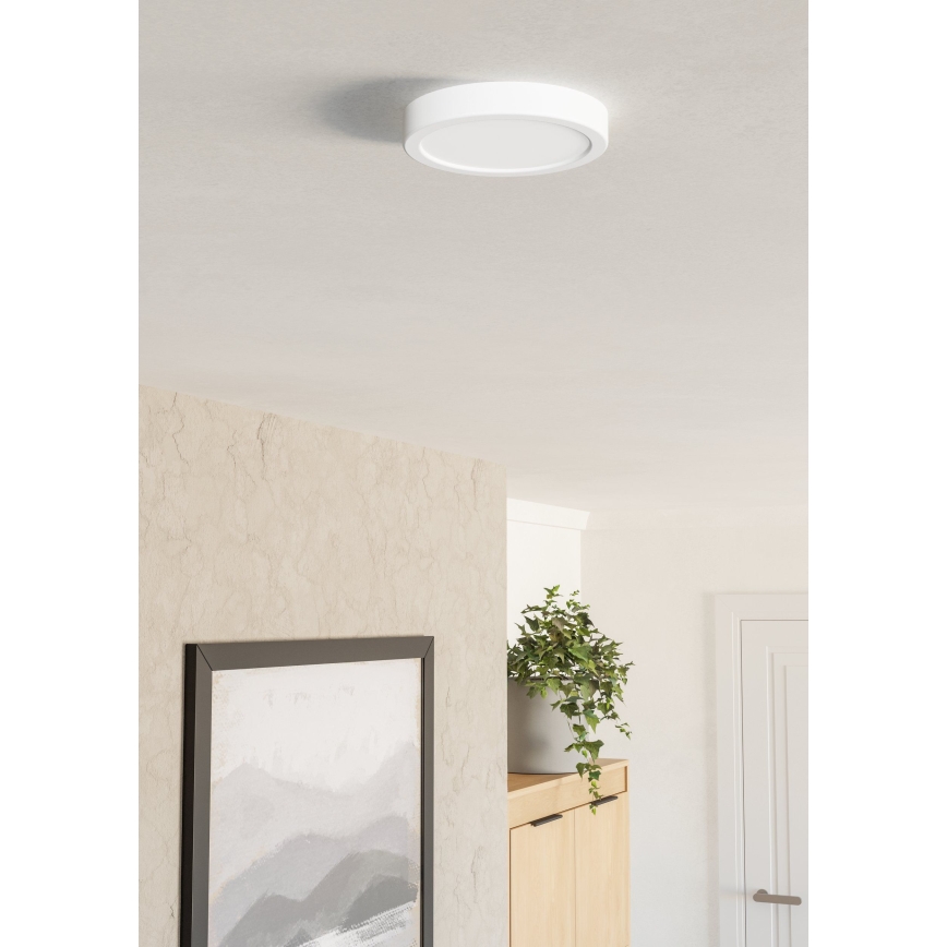 Eglo - Lámpara de techo LED/7,5W/230V 2700/4000/6500K Ø 16,6 cm blanca
