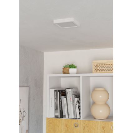 Eglo - Lámpara de techo LED/7W/230V 2700/4000/6500K 15x15 cm blanca