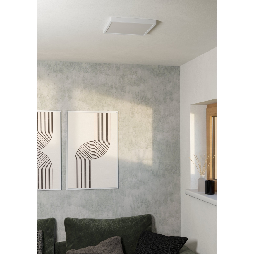 Eglo - Lámpara de techo LED/13W/230V 2700/4000/6500K 29x29 cm blanca