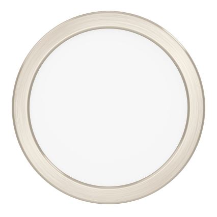 Eglo - Plafón LED de techo 7,5W/230V 2700/4000/6500K Ø 16,6 cm cromo mate