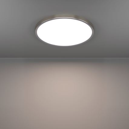 Eglo - Lámpara de techo LED/17W/230V 2700/4000/6500K Ø 38,9 cm cromo mate