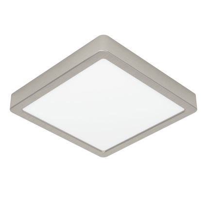 Eglo - Plafón LED 10,5W/230V 2700/4000/6500K 22x22 cm cromo mate
