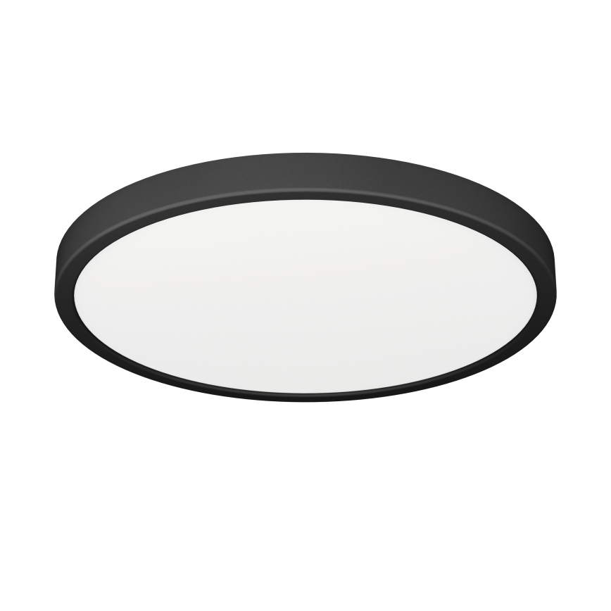 Eglo - Lámpara de techo LED para baño LED/14,2W/230V 2700/4000/6500K Ø 27,8 cm IP44 negra
