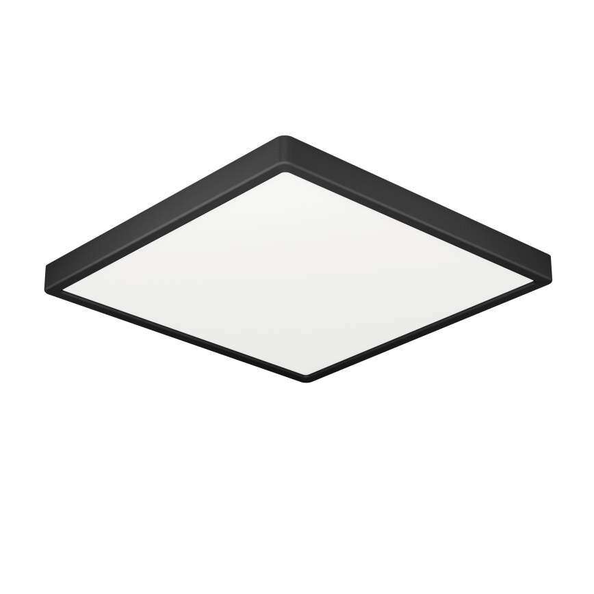 Eglo - Plafón de techo para baño LED/10,5W/230V 22x22 cm IP44 negro