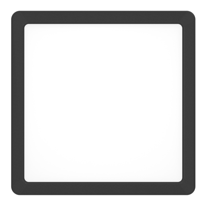 Eglo - Plafón de techo para baño LED RGBW regulable LED/10,5W/230V 2700-6500K 22x22 cm IP44 negro