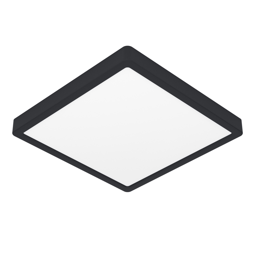 Eglo - Plafón de techo para baño LED RGBW regulable LED/13,5W/230V 2700-6500K 29,5x29,5 cm IP44 negro