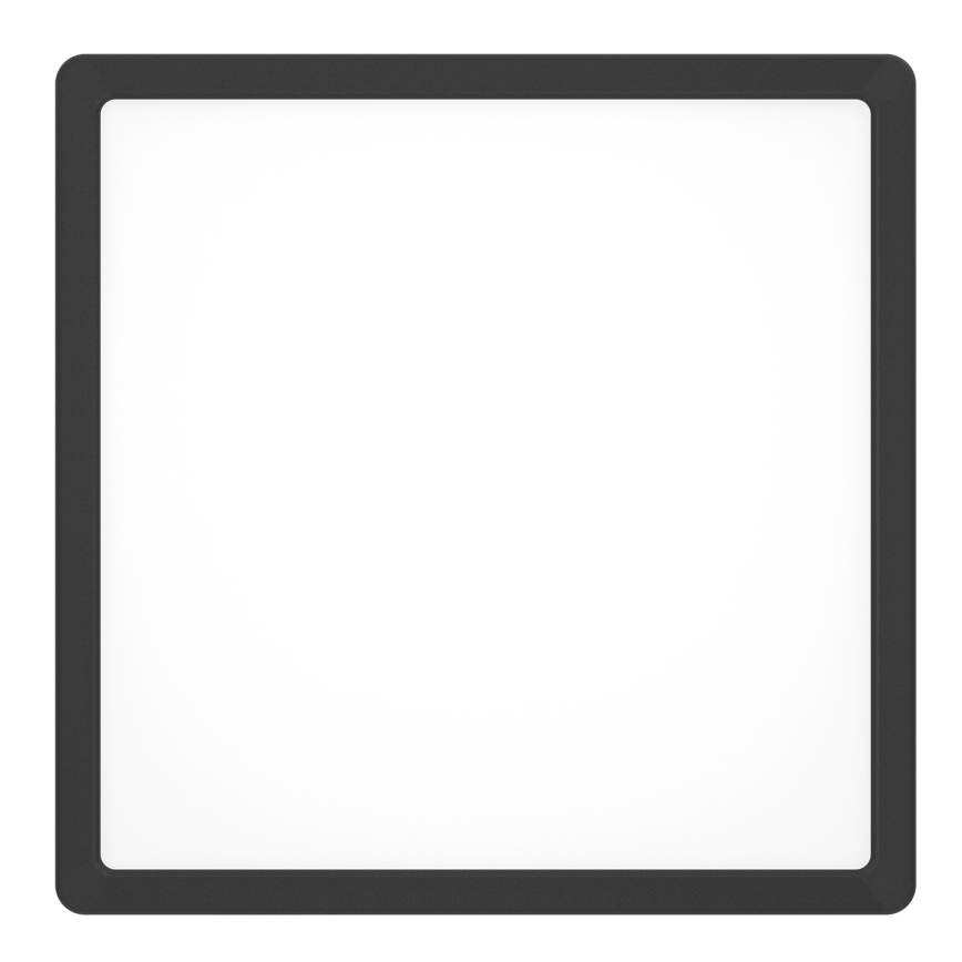 Eglo - Plafón de techo para baño LED RGBW regulable LED/13,5W/230V 2700-6500K 29,5x29,5 cm IP44 negro