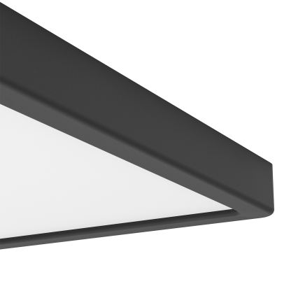Eglo - Plafón de techo para baño LED RGBW regulable LED/13,5W/230V 2700-6500K 29,5x29,5 cm IP44 negro