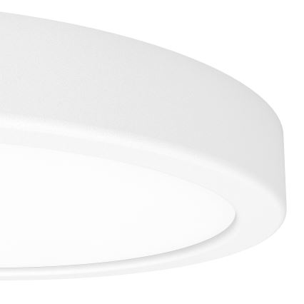 Eglo - Lámpara de techo LED RGBW regulable para baño, 11,2 W/230 V, 2700-6500K, diámetro 21,1 cm, IP44, blanco