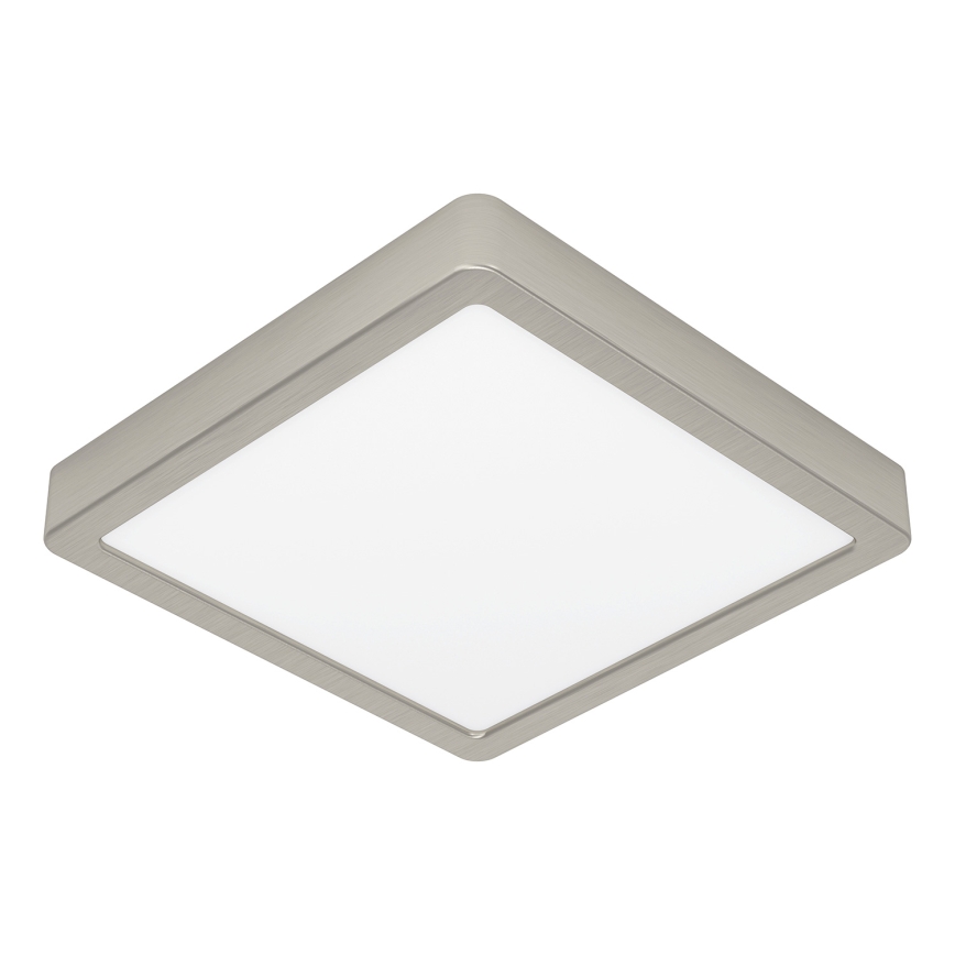 Eglo - Plafón LED RGBW regulable para baño LED/10,5W/230V 2700-6500K 22x22 cm IP44 cromo mate