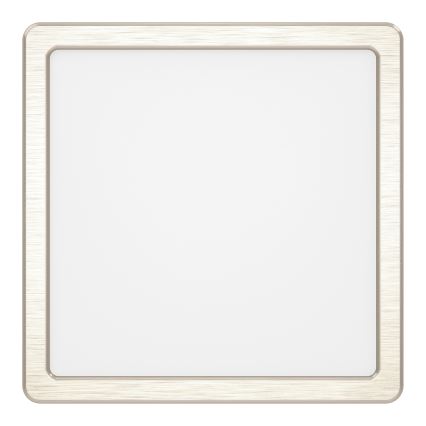 Eglo - Plafón LED RGBW regulable para baño LED/10,5W/230V 2700-6500K 22x22 cm IP44 cromo mate