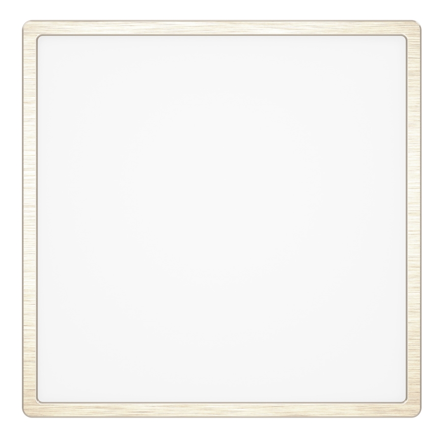 Eglo - Plafón LED RGBW regulable para baño LED/13,5W/230V 2700-6500K 29,5x29,5 cm IP44 cromo mate