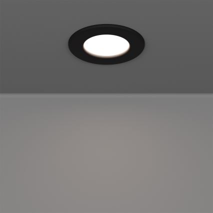 Eglo - Set de 3 downlights empotrables LED/3,7W/230V 2700/4000/6500K Ø 8,8 cm negro