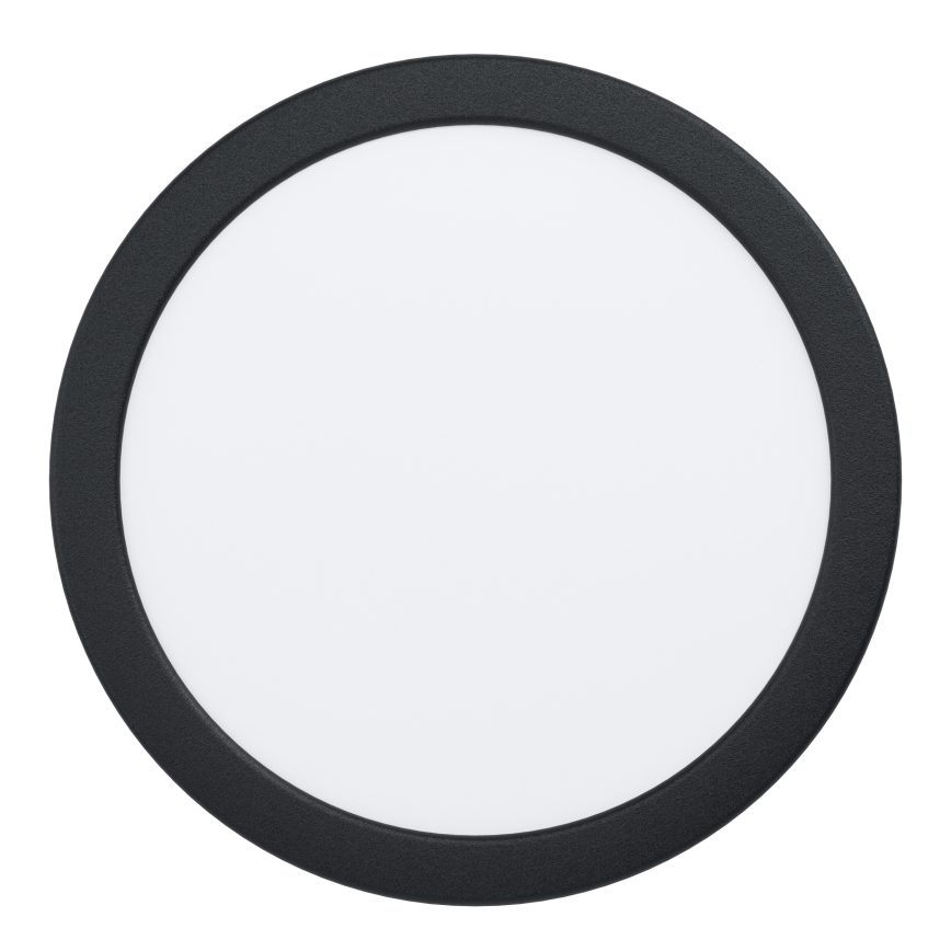 Eglo - Luminaria empotrable LED/18,5W/230V 2700/4000/6500K Ø 21,6 cm negra