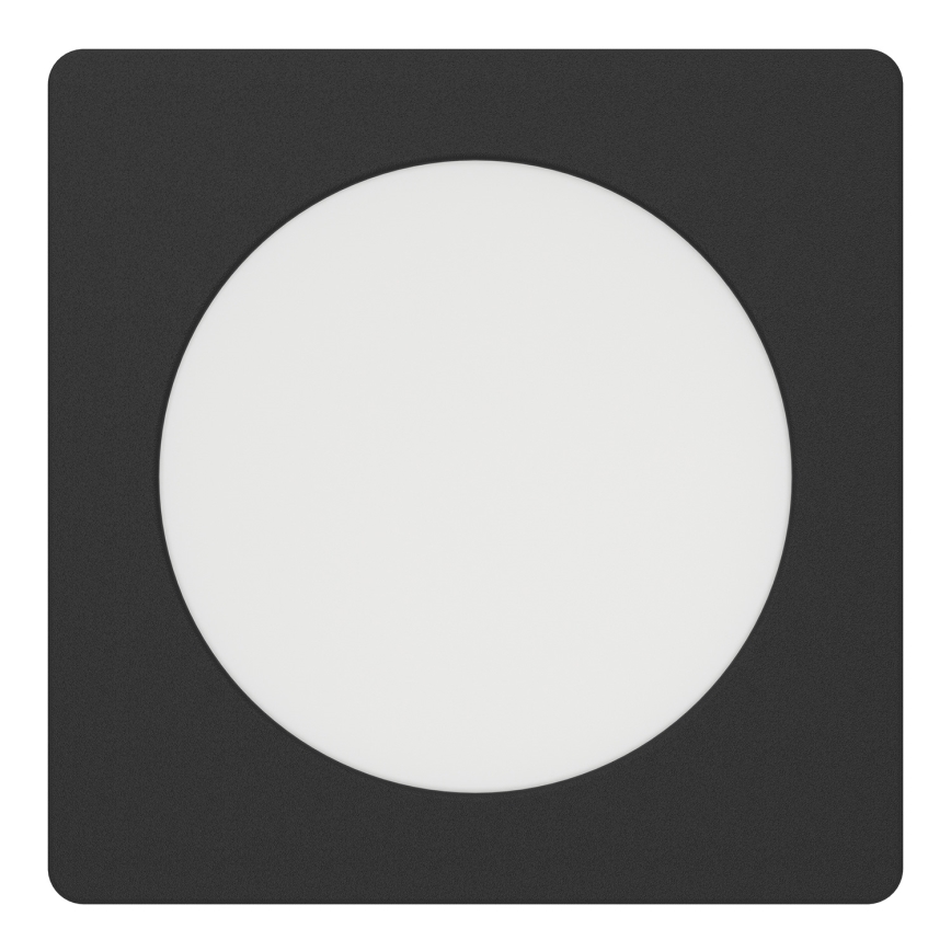 Eglo - Luminaria empotrada LED/6,3W/230V 2700/4000/6500K 11,9x11,9 cm negra