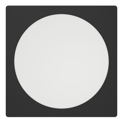 Eglo - Downlight empotrable LED/18,5W/230V 2700/4000/6500K 21,6x21,6 cm negro