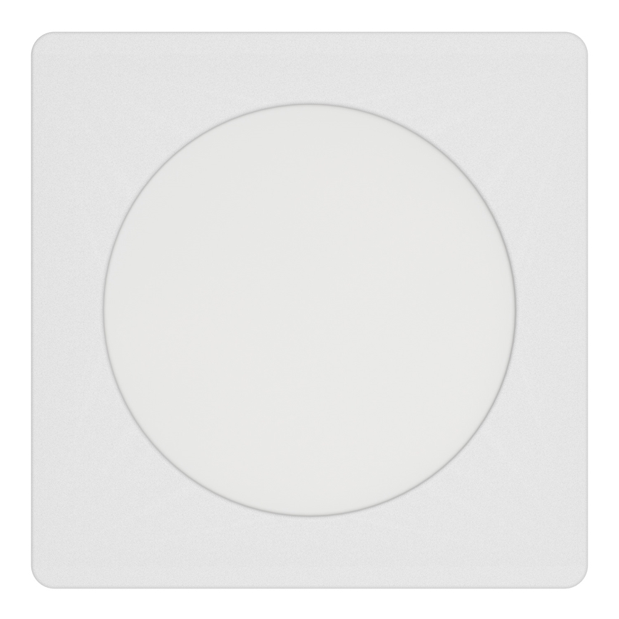 Eglo - Luminaria empotrada LED/6,3W/230V 2700/4000/6500K 11,9x11,9 cm blanca