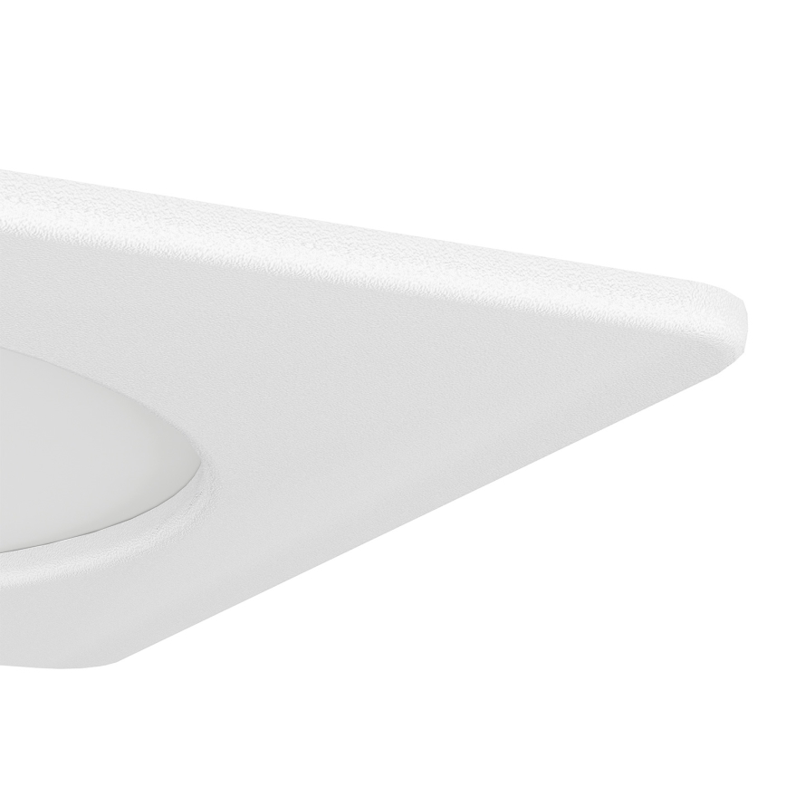 Eglo - Luminaria empotrada LED/6,3W/230V 2700/4000/6500K 11,9x11,9 cm blanca